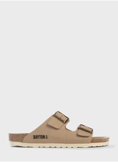 Buy Atlas Double Strap Wedge Sandals in UAE