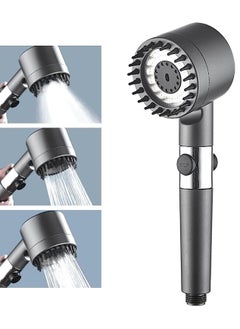 Buy 1pc Handheld Shower Head, Multi Functional High Pressure Shower Head With 3 Modes, Household Shower Body Spray For Bathroom, Bathroom Accessories in UAE