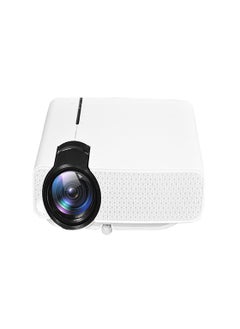 Buy Mini Pocket Size LED HD Projector Equipped with 3W Speaker Support 1920*1080 YG400 White in Saudi Arabia