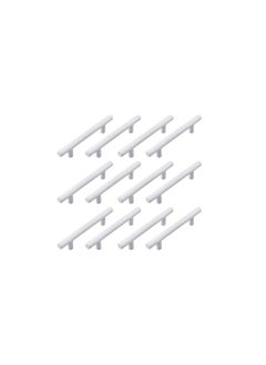 اشتري Robustline T-Handles (10mm X 96mm X 150mm, White (10MM Thickness) (Set of 12) في الامارات