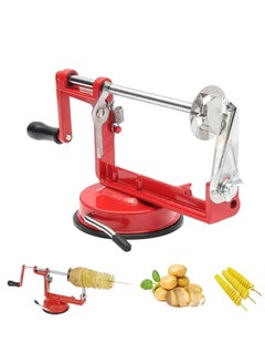 Buy Potatoes Cutter Fries Cutter for Potatoes Tornado Potato Chips Spiral Cutter Manual Stainless Steel Spiral Potato Cutter Twisted Potato Slicer Kitchen Accessories Cooking Tools in UAE