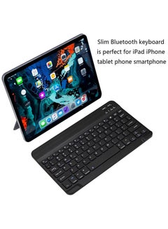 Buy Wireless Keyboard Bluetooth Rechargeable Keyboard For All in UAE