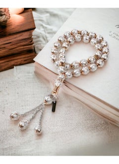 Buy 33pcs Laser-Cut Style Prayer Beads: A Creative Gift Praised by the Sea of Devotion, Ideal as a Gift in UAE