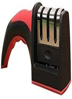 Buy Other Kitchen Knife Sharpener- Knife Sharpener Professional 3 Stage Sharping System for Steel Knives (Black) in Egypt