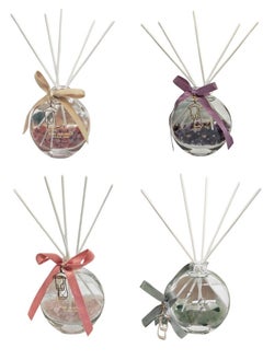 Buy Set Of 4 Home Decoration No Fire Aromatherapy Reed Diffuser Set in UAE