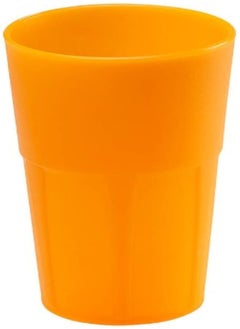 اشتري Mojito Box of Cocktail Cups, Plastic, Orange Fluo, 0.35 Litre, 6 Pieces في مصر