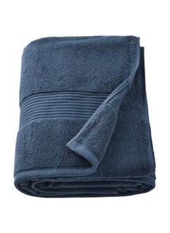 Buy Bath Sheet Dark Blue 100X150 Cm in Saudi Arabia