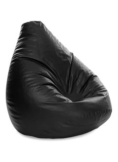 اشتري COMFY PVC BLACK LARGE BEAN BAG WITH VIRGIN BEANS FILLER في الامارات