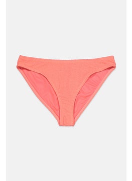 اشتري Women Textured Bikini Bottom, Pink في السعودية