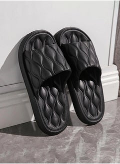 Buy Unisex Corrugated Slippers Lightweight Non-slip Quick Dry Casual Beach Shoes Shower Bath Spa Walking Sandals Size 40-41 in UAE