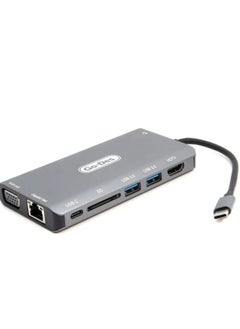 اشتري USB-C Hub Adapter GD-8792 – 4-in-1 Multiport Adapter with HDMI, USB 3.0, and Power Delivery for Laptops and Tablets في الامارات