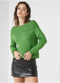 اشتري Off Shoulder Sweater في الامارات