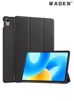 اشتري Tablet Case Cover Compatible with Huawei Matepad 2023 11.5 Inch Case, Slim Tri-Fold Stand Smart Case,Multi- Viewing Angles Stand Hard Shell Folio Case for Matepad 2023 (Black) في الامارات