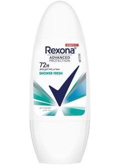 Buy Rexona Advanced Protection 72hour Shower Fresh Roll On 50ml in UAE