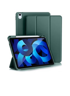 Buy Case for iPad 10.9 Inch Case (Air 4th Generation 2020 Case), Trifold Stand Protective Case Cover with Pencil Holder for iPad Air 10.9", [Support Pencil 2 Charging][Auto Wake/Sleep]-Pine Green in Egypt