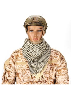 Buy Outdoor Hiking scarf ,men & women tactical 100% cotton military head neck wrap shawl motorcycle hiking paintball face mask 42”x42” in Saudi Arabia