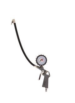 Buy Air Tire Inflator Dial With Flexible Hose in UAE