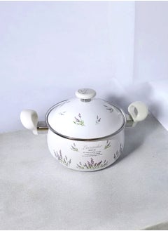 Buy Enamel Lavender Breeze Pot 20 cm in Egypt