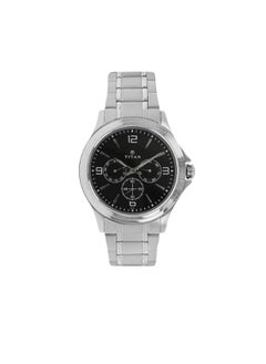 Buy Men Analog Round Shape Stainless Steel Wrist Watch - 1698SM01 - 49 Mm in UAE