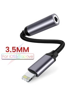 Buy Lightning headphone connection to 3.5mm headphone jack for high-quality transmission in Saudi Arabia