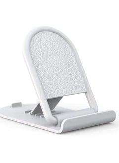 Buy Foldable Stand Holder For Mobile Phones, Tablets Suitable for All Devices - White in Egypt