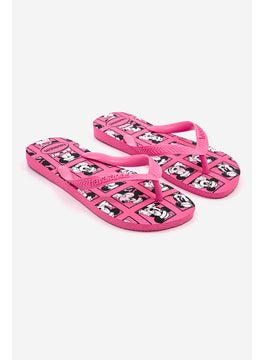 اشتري Unisex Top Disney Slip On Flip Flops, Pink في الامارات