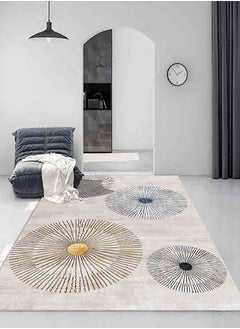 Buy Bedroom Living Room Machine Washable Non-slip Soft Modern Interior Rug in Saudi Arabia