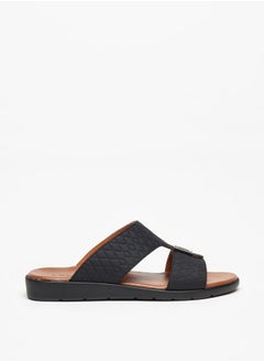 اشتري Men's Textured Slip-On Arabic Sandals في الامارات