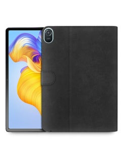 Buy High Quality Leather Smart Flip Case Cover With Magnetic Stand For Honor Pad 8 12.4 Inch 2022 Black in Saudi Arabia