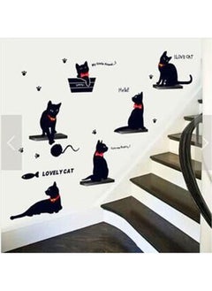 اشتري Cat Bedroom Sofa Wall Decorative Wall Stickers في مصر