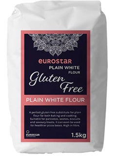 اشتري Eurostar Gluten Free Plain White Flour 1.5kg في الامارات