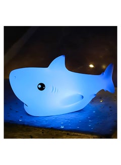 Buy Kids Night Light Lamp for Kids Cute Shark Silicone Baby Night Light Cute Nursery Light Silicone Animal Night Lamp for Baby Room Lights for Bedroom Kawaii Gift for Kids Baby Boy in UAE