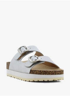 Buy Women's Buckle Detail Slip-On Sandals in UAE