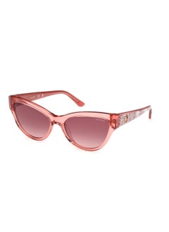 Buy Women's UV Protection Cat Eye Shape Acetate Sunglasses GU0011272T56 - Lens Size: 56 Mm - Shiny Pink in Saudi Arabia