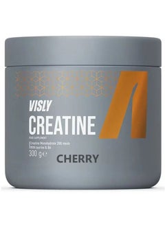 Buy Visly Creatine Monohydrate 300g 60 Servings Cherry in UAE