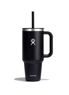 Buy Hydro Flask Black All Around Insulated Travel Tumbler with Straw, 1.2 L in UAE