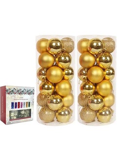 Buy 48Pcs Ornaments Shatterproof Plastic Christmas Balls in Egypt