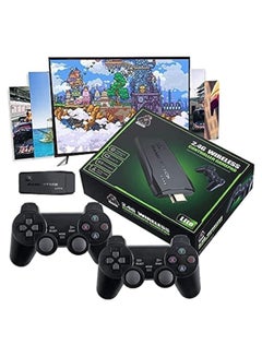 Buy Wireless Retro Game Console Plug and Play Video Games 4K HDMI Output for TV Classic Game Stick Built in 10000 Games with 9 Emulators and 2 Wireless Controller 2.4G Al Taybeen Classic Games in Saudi Arabia