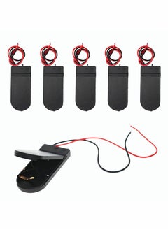 Buy 2 x 3V CR2032 Button Coin Cell Battery Holder with Leads On Off Switch 6 Pcs in UAE