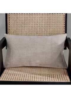 Buy Mosaic Woollen Cotton Solid Filled Cushion 50 x 30 cm in UAE