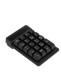 اشتري Bluetooth Numeric Keypad, Wireless 19-Keys Number pad, Portable Mini Accounting Multi-Function with 10m Transmission Distance and 10 Million Clicks, for Laptop, Notebook Tablet في السعودية