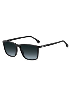 Buy Men's UV Protection Sunglasses Boss 1434/S Black 43.2 - Lens Size: 56 Mm in UAE