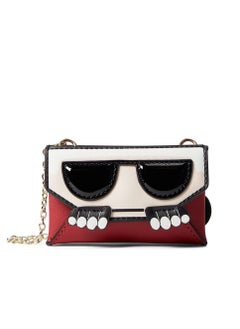 Buy Karl Lagerfeld Faux Leather Cardholder-On Chain in Saudi Arabia