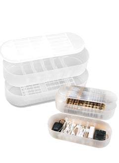 Buy SYOSI Transparent Battery Organizer Storage case, with Tester Clear Charger Organizer Box for AA-AAAA C D 9V Battery Storage Organizer Cable Charger Cord, for Home Offices, and Utility Rooms in Saudi Arabia