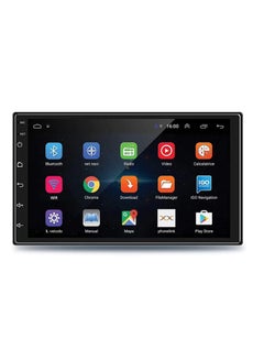 Buy Android Double Din Car Stereo 7 Inch 1080P HD Touch Screen Multimedia System With GPS Navi HiFi WiFi Bluetooth RDS FM Radio Mirror-Link Dual USB With Backup Camera Included in UAE