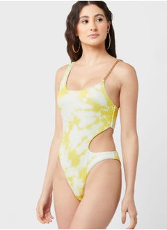 Buy Strappy Tie & Die Swimsuit in Saudi Arabia