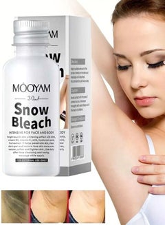 Buy Snow Bleach Cream for Private Part Underarm Whitening Dark Spot Corrector Cream Face and Body Skin Lightening Bleaching Cream for Intimate Areas Brightening 30ml in UAE