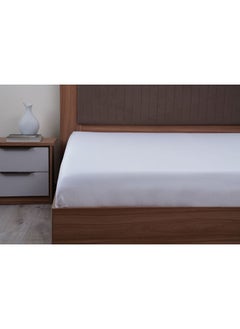 Buy Indulgence Fitted Sheet 180x200+33cm White in UAE