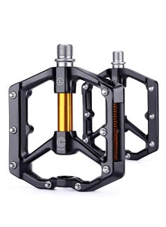 اشتري Road MTB Bike Pedals, Aluminum Alloy Bicycle Pedals, Mountain Bike Pedal with Removable Anti-Skid Nails في السعودية