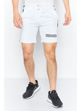 Buy Men Sportswear Fit Plain Training Shorts, White Combo in UAE